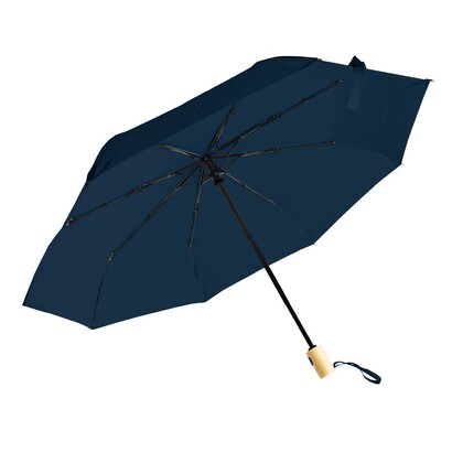 Parasol automatyczny RPET, składany | Nell granatowy