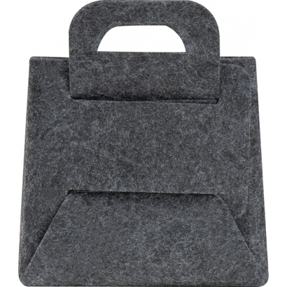 Składany koszyk z filcu RPET OSTERSUND ciemnoszary