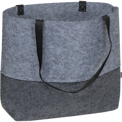 Torba na zakupy z filcu RPET SAN MATEO szary