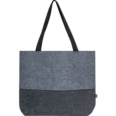 Torba na zakupy z filcu RPET SAN MATEO szary