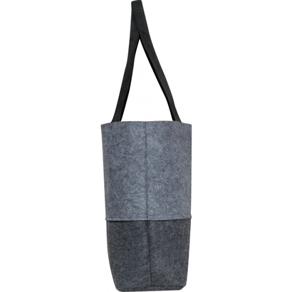 Torba na zakupy z filcu RPET SAN MATEO szary