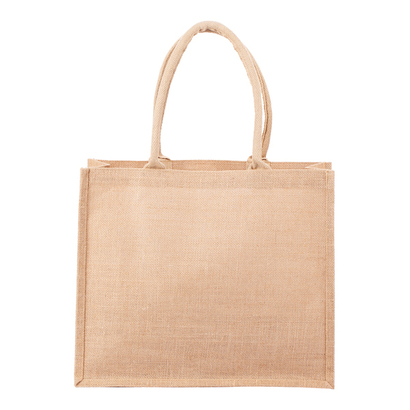 Torba na zakupy z juty Natural Shopper beżowy