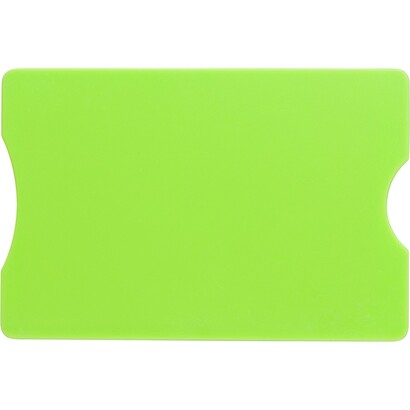 Etui na kartę kredytową, ochrona RFID jasnozielony