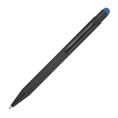 Długopis metalowy touch pen soft touch OHARA niebieski