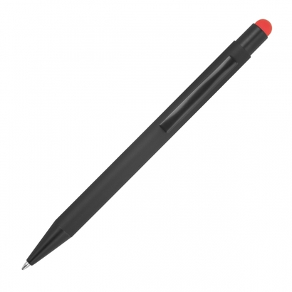 Długopis metalowy touch pen soft touch OHARA czerwony
