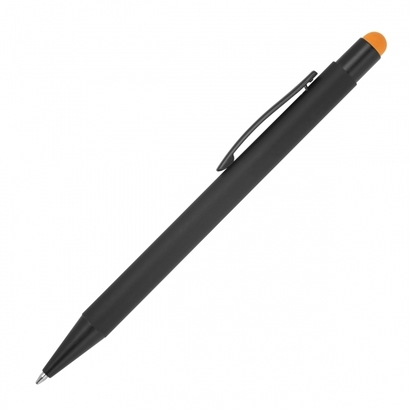 Długopis metalowy touch pen soft touch OHARA pomarańczowy