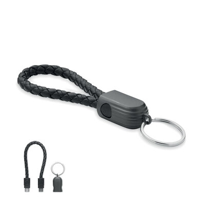 Brelok z kablem USB-C FAULETI LOOP