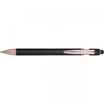 Długopis żelowy z recyklingu BELO HORIZONTE czarny