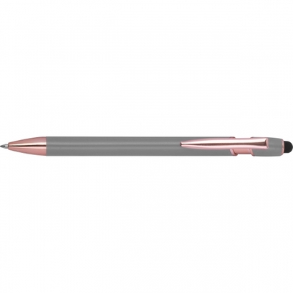 Długopis żelowy z recyklingu BELO HORIZONTE szary