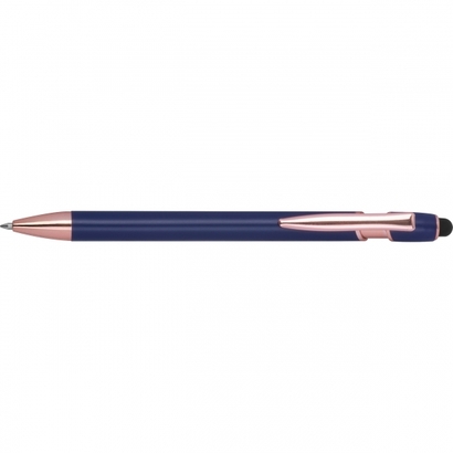 Długopis żelowy z recyklingu BELO HORIZONTE granatowy