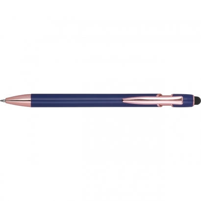 Długopis żelowy z recyklingu BELO HORIZONTE granatowy