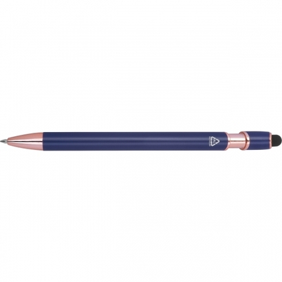 Długopis żelowy z recyklingu BELO HORIZONTE granatowy