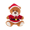 Pluszowy miś świąteczny z nadrukiem SANTI 20 cm