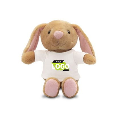 Pluszowy zając z RPET JUMPIE 18 cm