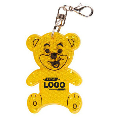 Zawieszki odblaskowe z nadrukiem twarde MIŚ