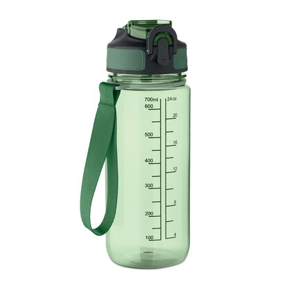 Butelka sportowa 700 ml ENKEL przezroczysty zielony