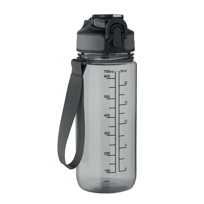 Butelka sportowa 700 ml ENKEL przezroczysty szary