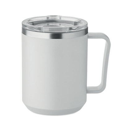 Kubek z 2 ściankami 400 ml COCOA szary