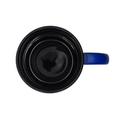 Kubek ceramiczny Velluto 350 ml niebieski