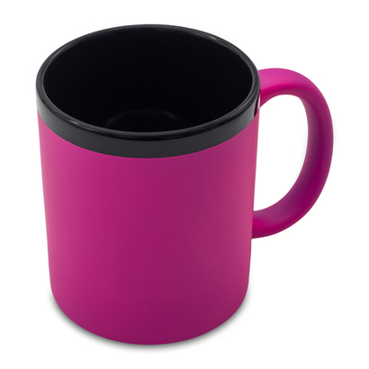Kubek ceramiczny Velluto 350 ml magenta