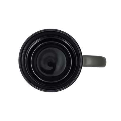 Kubek ceramiczny Velluto 350 ml szary