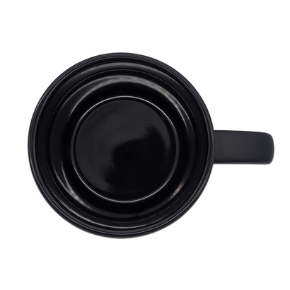 Kubek ceramiczny ESLA 345 ml czarny