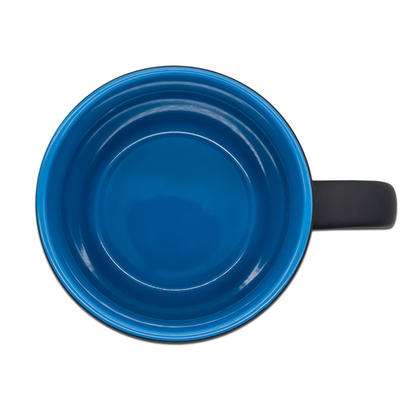 Kubek ceramiczny ESLA 345 ml niebieski