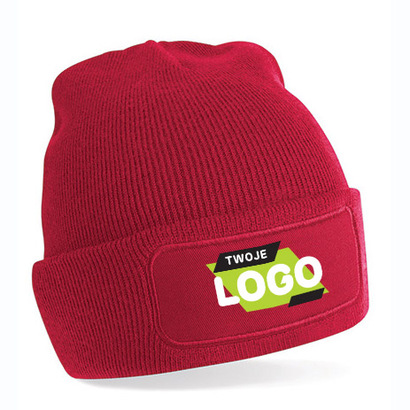 Czapka zimowa z nadrukiem ORIGINAL PATCH BEANIE