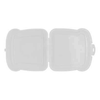 Pudełko śniadaniowe "kanapka" 450 ml SAFFO biały