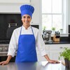 Zestaw małego kucharza, fartuch kuchenny i czapka kucharska, rozmiar dziecięcy | Nedina