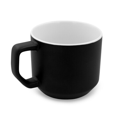 Kubek ceramiczny 330 ml | Everika czarny