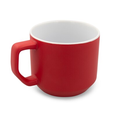 Kubek ceramiczny 330 ml | Everika czerwony