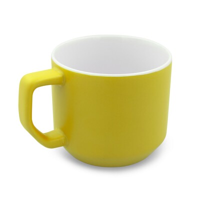 Kubek ceramiczny 330 ml | Everika żółty