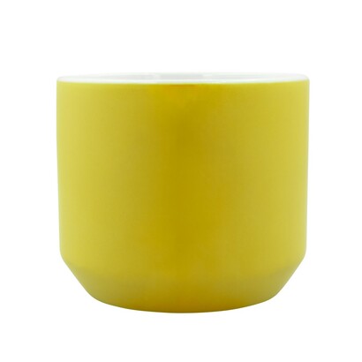 Kubek ceramiczny 330 ml | Everika żółty