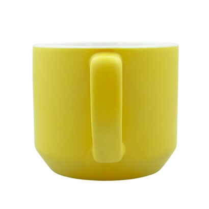 Kubek ceramiczny 330 ml | Everika żółty