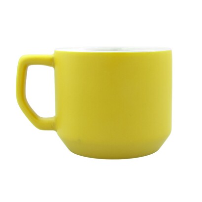 Kubek ceramiczny 330 ml | Everika żółty