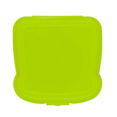 Pudełko śniadaniowe "kanapka" 450 ml SAFFO jasnozielony
