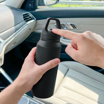 Butelka sportowa 530 ml  Air Gifts | Almaide czarny