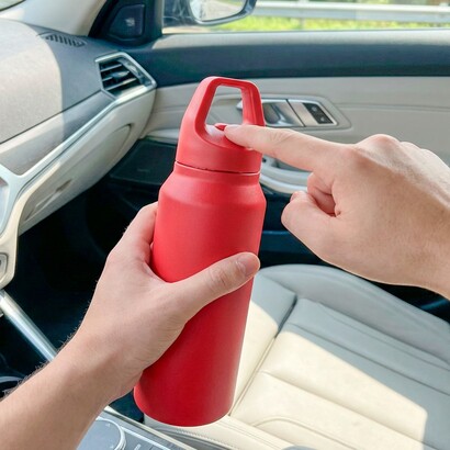 Butelka sportowa 530 ml  Air Gifts | Almaide czerwony