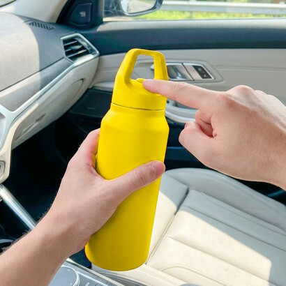 Butelka sportowa 530 ml  Air Gifts | Almaide żółty