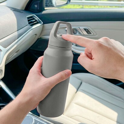 Butelka sportowa 530 ml  Air Gifts | Almaide szary