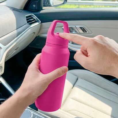 Butelka sportowa 530 ml  Air Gifts | Almaide różowy