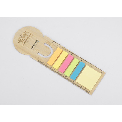 Linijka bambusowa z karteczkami BEMO 69867cb19a40d.jpg