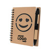 Notatnik ok. B7 "uśmiechnięta buzia" z długopisem | Dylan