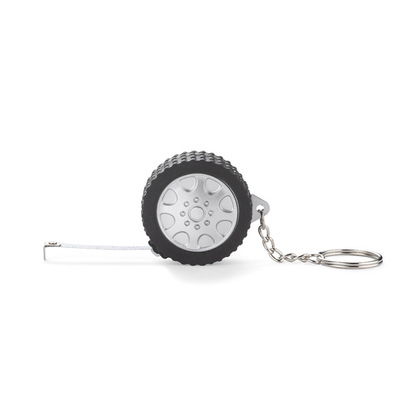 Brelok miara TIRE 1 m srebrny