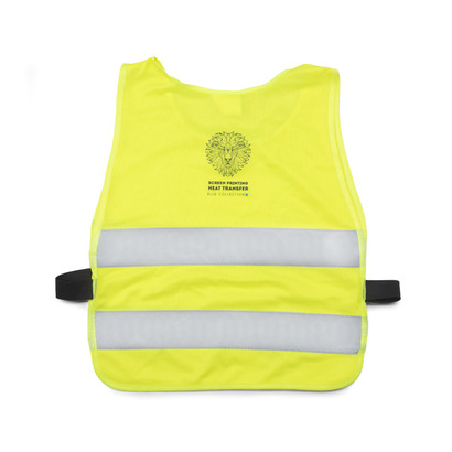Kamizelka odblaskowa dziecięca KIDO 33x44 cm żółty