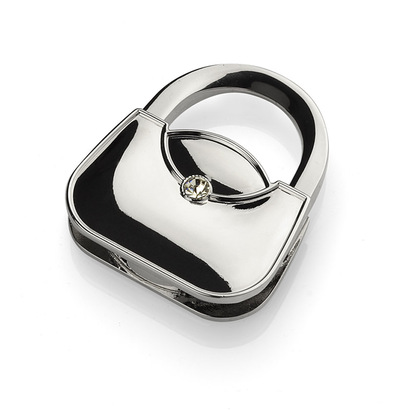 Wieszak na torebkę LADY srebrny