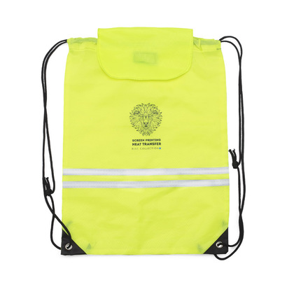 Worek na sznurkach REFLECT żółty