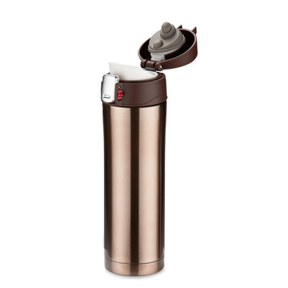 Kubek termiczny LOCK 440 ml brązowy