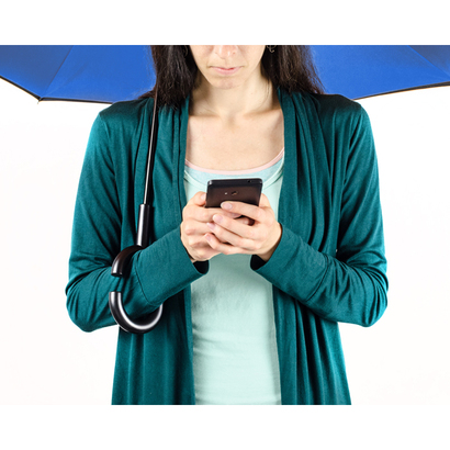 Parasol REVERS niebieski